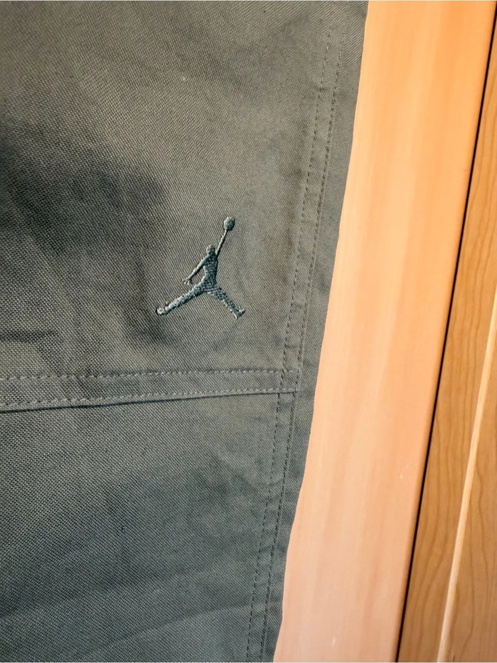 Jordan Olive Green Cargo Pants with Subtle Jumpman